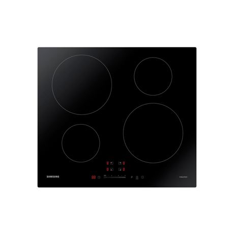 Plita incorporabila Samsung NZ64M3707AK, Inductie, 4 zone de gatit, Functie Power Boost, Touch control, Child Lock, 60 cm, Negru
