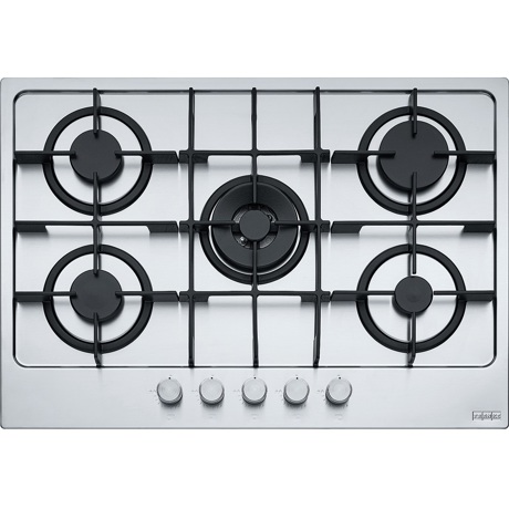 Plita incorporabila Franke Maris FHMA 755 4G DC XS C 106.0554.320, Gaz, 5 arzatoare, Arzator dubla coroana, Aprindere electrica integrata, Dispozitiv de siguranta, Gratare de fonta, Latime 73 cm, Inox satinat