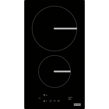 Plita incorporabila Franke FSM 302 I BK, Inductie, 2 zone de gatit, Touch control, 9 nivele putere, Blocare acces copii, 28,4 cm, Negru 108.0606.106