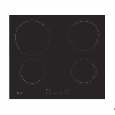 Plita incorporabila Candy CH64CCB, Vitroceramica, 4 Zona de gatit electrice, Touch control, 60 cm, Neagra 33801793