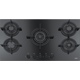 Plita incorporabila Franke Crystal Black FHCR 905 4G TC HE BK C