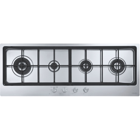 Plita incorporabila Franke Neptune Filotop FHNE 1204 3G TC XS FM C , 4 arzatoare gaz, Fonta, 109 cm, Inox