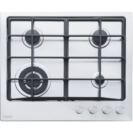 Plita incorporabila Franke Neptune FHNE 604 3G TC XS C , 4 arzatoare gaz, 60 cm, Fonta, Inox