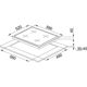 Plita incorporabila Franke New Glass FHNG 604 4G TC BK C 106.0490.177