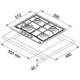 Plita incorporabila Franke FHTL 604 3G TC OA C 106.0183.080	6800048