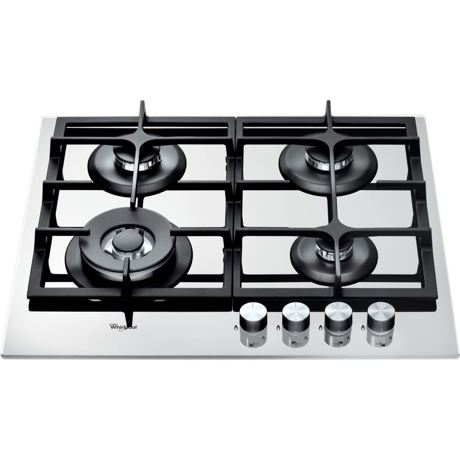 Plita incorporabila Whirlpool GOA 6425 WH, 4 Arzatoare gaz, Aprindere electrica, 60 cm, Alb