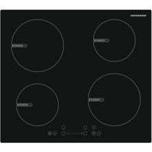 Plita incorporabila Heinner HBHI-V594BSC, Inductie, 4 zone de gatit, Slider touch control, Oprire automata, Protectie copii, 60 cm, Sticla neagra