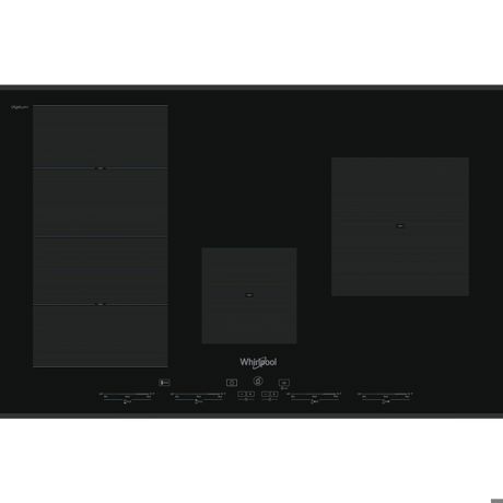 Plita incorporabila Whirlpool SMC 774 F/BT/IXL, 4 zone, Inductie, Zona Flexi, Touch control, Negru