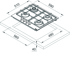 Plita incorporabila Franke FHSM 604 4G ON E 106.0670.100