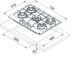 Plita incorporabila Franke FHMA 755 4G DC MB C 106.0670.113