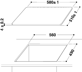 Image result for Plita incorporabila Whirlpool ACM800/NE