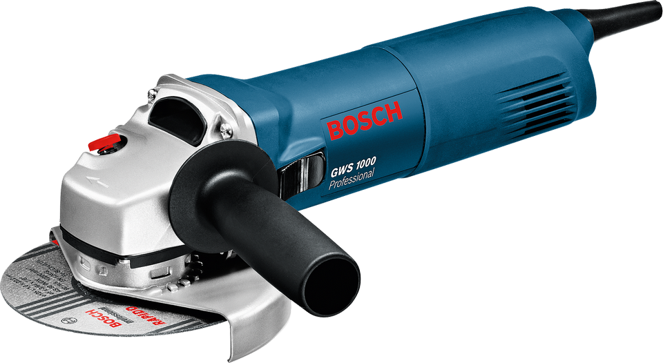 Polizor unghiular Bosch Professional GWS 1000, 1000 W, 11.000 rpm, Diametru disc 125 mm, Albastru, 0601828800