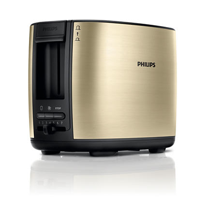 Prajitor de paine Philips HD2628/50, 950 W, Champagne