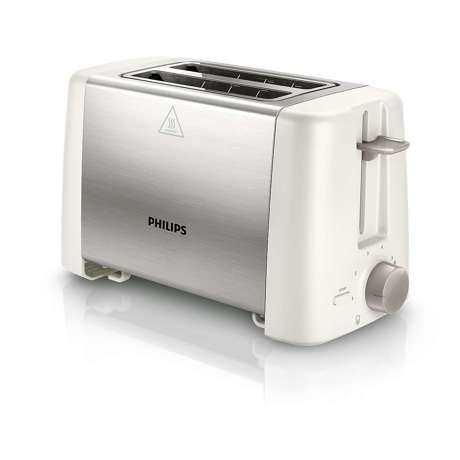 Prajitor de paine Philips Daily Collection HD4825/00 Metalic compact, 800 W, Alb