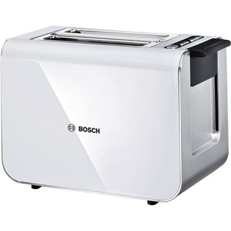 Prajitor de paine Bosch Styline TAT8611, 860 W, Alb