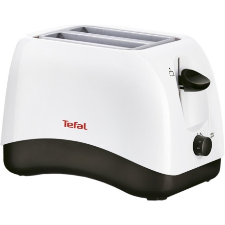 Prajitor de paine Tefal Delfini TT1301, 850 W, 2 felii, Alb