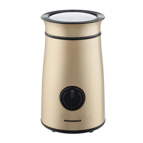 Rasnita Heinner LonGold HCG-150IXGD, 150 W, 50g, Interior inox, Indicator LED, Auriu