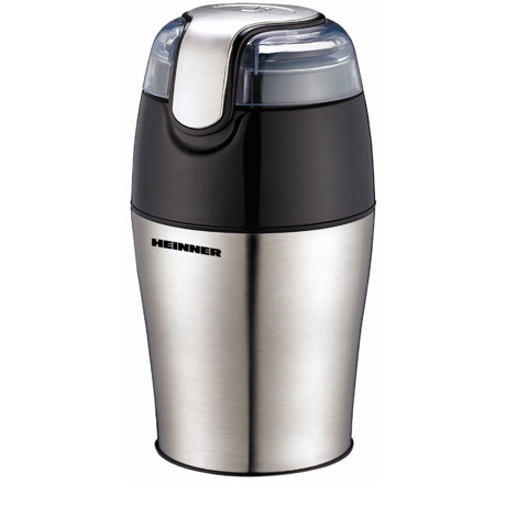 Rasnita de cafea Heinner HCG-150SS, 150 W, 50 g, Inox/Negru