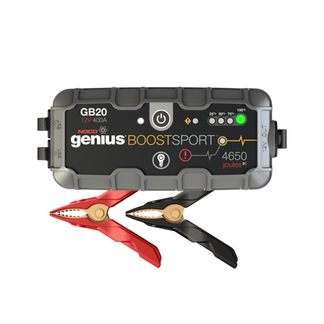 Robot de pornire Jump Starter auto 12V Noco Genius GB20 BOOST Sport Lithium 400A Powerbank si Lanterna