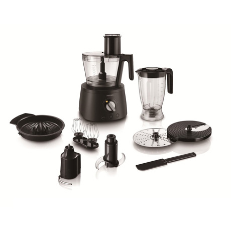 Robot de bucatarie PHILIPS Avance Collection HR7776/90, 1300W, Blender 1.5 l, Bol 2.4 l, Negru