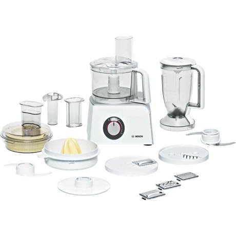 Robot de bucatarie Bosch Styline MCM4200, 800 W, Blender 1.5 l, Bol 1.2 l, Alb