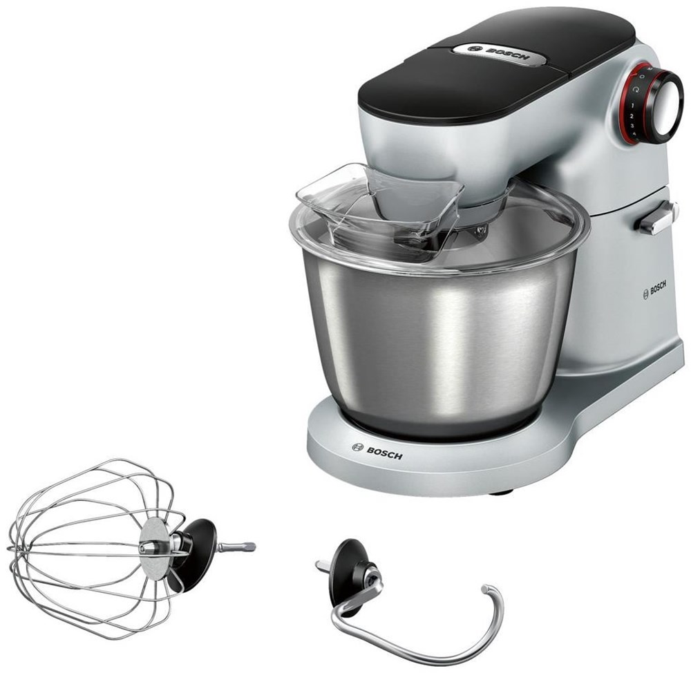 Robot de bucatarie Bosch MUM9A32S00, 1200 W, 7 viteze, Funcție Pulse, Mixare planetara 3D, Bol inox 5.5 L, Negru/argintiu