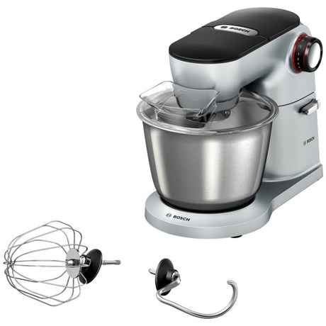 Robot de bucatarie Bosch MUM9A32S00, 1200 W, 7 viteze, Funcție Pulse, Mixare planetara 3D, Bol inox 5.5 L, Negru/argintiu
