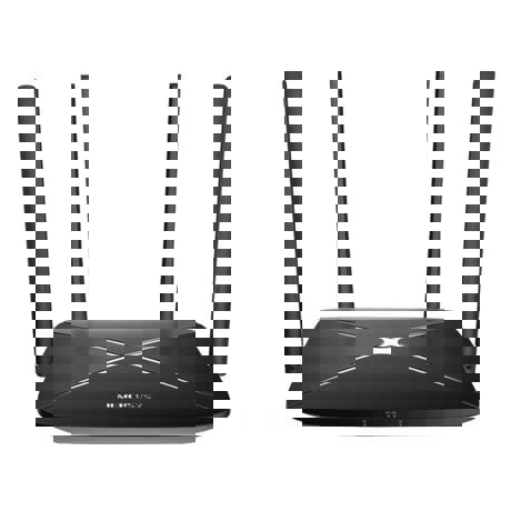 Router Wireless Mercusys Dual Band AC1200, AC12, IEEE 802.11ac, IEEE 802.11n, IEEE 802.11g, IEEE 802.11b, IEEE 802.3, IEEE 802.3u, 4 antene de 5dBi omnidirecționale, LAN 10/100Mbps, WAN 10/100Mbps