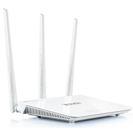 Router Wireless TENDA N300 F303, 3 fixed 5dbi Omni- Directional antenas