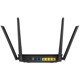 Router Wireless Asus Wi-Fi Gigabit AC1500 Dual-Band RT-AC59U, IEEE 802.11a, IEEE 802.11b, IEEE 802.11g, IEEE 802.11n, IEEE 802.11ac, 4 antene externe, Tehnologie MIMO