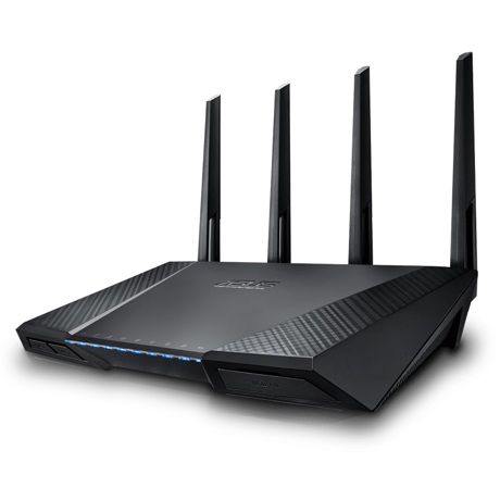 Router wireless Asus RT-AC87U, 4 porturi Gigabit, 3G/4G, multiple SSID, USB
