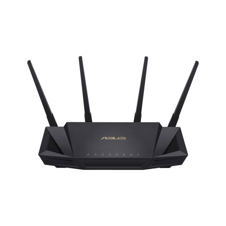 Router Wireless Asus RT-AX58U, IEEE 802.11a, IEEE 802.11b, IEEE 802.11g, IEEE 802.11n, IEEE 802.11ac, IEEE 802.11ax, IPv4, IPv6, 2.4GHz/574 Mbps, 85GHz/2402 Mbps, 4 * antenă externă, Procesor: tri-core la 1.5GHz