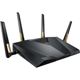 Router Wireless Asus RT-AX88U, IEEE 802.11a, IEEE 802.11b, IEEE 802.11g, IEEE 802.11n, IEEE 802.11ac, IEEE 802.11ax, IPv4, IPv6, 2.4GHz/1148 Mbps, 5GHz/4804 Mbps, 4* antenă externă, Procesor Quad-core la 1.8GHz