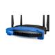 Router Wireless Linksys WRT1900ACS, 1xWAN Gigabit, 4xLAN Gigabit, 2.4-5 GHz, 4 antene detasabile, dual-band AC1900 (1300/600Mbps), 1xUSB3.0, 1xUSB 2.0/eSATA combo
