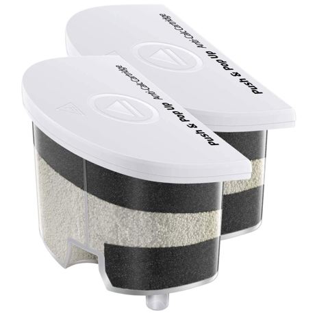 Set 2 cartuse anticalcar Beko SGC71W, compatibil cu statia SGA7126P, inlocuibil prin sistem Push & Pop.