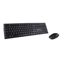 Kit Tastatura + Mouse Serioux NK9800WR, wireless, USB, nano receiver, Negru
