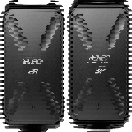SSD Extern ADATA SD700, 2.5", 1TB, USB 3.1, 440 MB/s, Dust/Water proof, Military-grade shockproof, Portable-slim and sporty design, Negru
