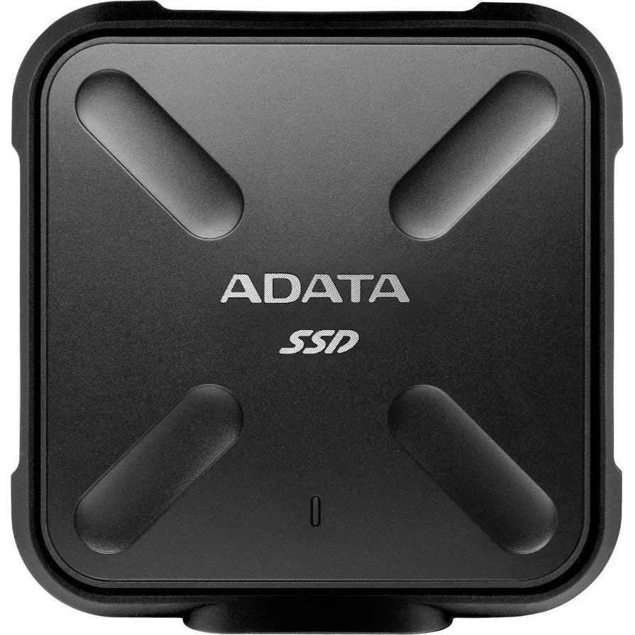 SSD Extern ADATA SD700, 2.5", 1TB, USB 3.1, 440 MB/s, Dust/Water proof, Military-grade shockproof, Portable-slim and sporty design, Negru