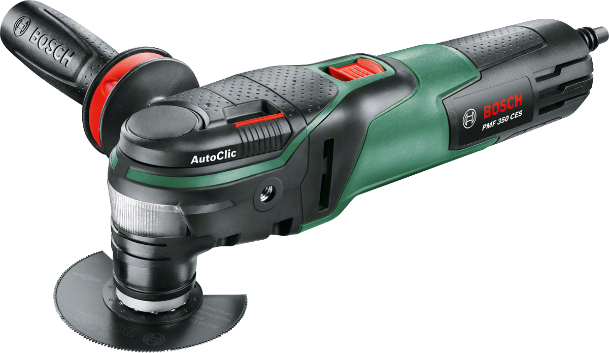 Sculă multifuncţională Bosch PMF 350 CES, 350 W, 20.000 rpm, Negru/Verde, 0603102220