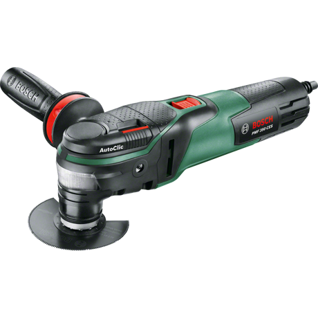 Sculă multifuncţională Bosch PMF 350 CES, 350 W, 20.000 rpm, Negru/Verde, 0603102220