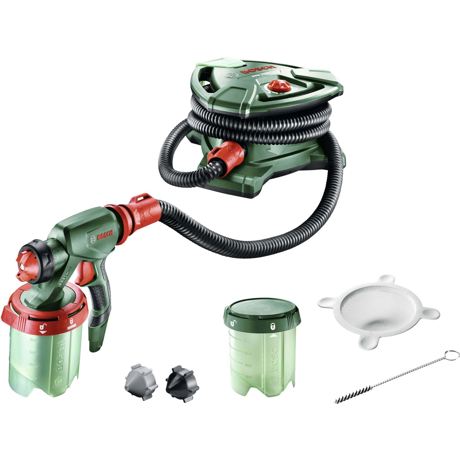 Sistem de pulverizare vopsea Bosch, 1400W, 700 ml/min., Rezervor 1L, Verde, 0603207400