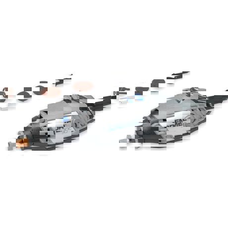 Unealta multifuncţională Dremel 3000-5, 130 W, 33.000 rpm, Viteza variabila, 5 accesorii, Negru/Gri, F0133000JW