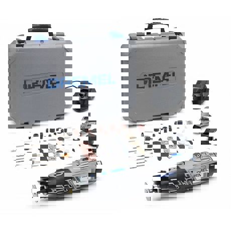 Unealta multifuncţională Dremel 8220-2/45, 12 V, 35.000 rpm, Viteza variabila, 45 de accesorii, Gri, F0138220JH