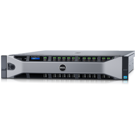 Server rackabil DELL PowerEdge R730, Intel Xeon E5-2620v3 2.4GHz, 2 x 8GB no HDD 750W