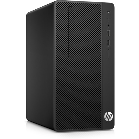 Sistem Desktop HP 290 G1 Microtower, Intel Core i3-7100, RAM 4GB DDR4, HDD 500GB, Microsoft Windows 10 Pro 64-bit