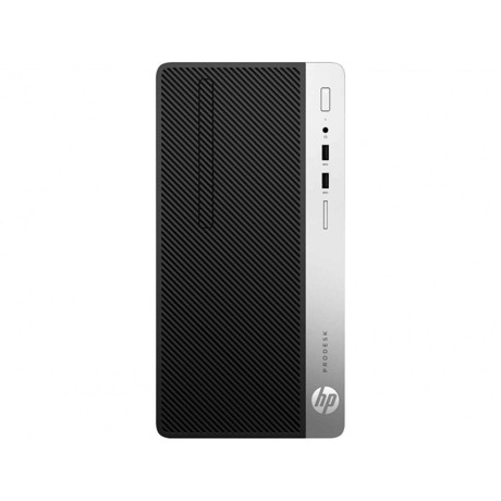Sistem Desktop HP ProDesk 400 G6 Microtower, Intel Core i3-9100, RAM 8GB, SSD 256GB, DVD+/-RW, Windows 10 Pro 64-bit