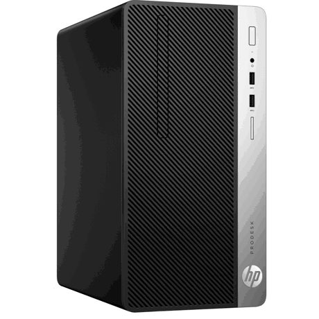 Sistem Desktop HP ProDesk 400 G6 Microtower, Intel Core i5-9400F, RAM 8GB DDR4, 256 GB SSD, AMD Radeon R7 430 2GB GDDR5, DVD+/-RW, Microsoft Windows 10 Pro 64-bit