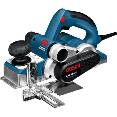 Rindea electrica Bosch Professional GHO 40-82 C, 850W, 14.000 rpm., Latime lucru 82 mm, Limitator paralel, Valiza, Albastru, 060159A760