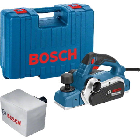 Rindea electrica Bosch Professional GHO 26-82 D, 710W, 18.000 rpm., Latime lucru 82 mm, Limitator paralel, Valiza, Albastru, 06015A4300