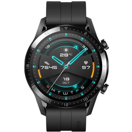 Smartwatch HUAWEI Watch GT 2 46mm, Android/iOS, negru